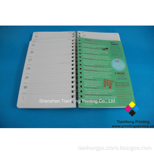 Spiral Binding/Spiral Bound Book Printing (OEM-WR002)